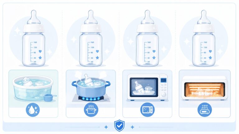 baby bottle sterilization methods comparison